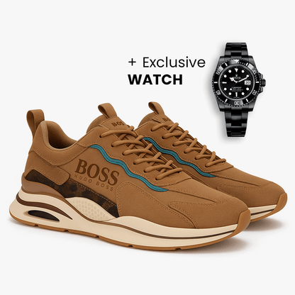 Premium Men’s Sneakers Βоƨƨ Essential + Free Classic Watch