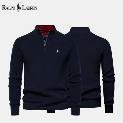 R&L Zip Neck Sweater - CLEARANCE
