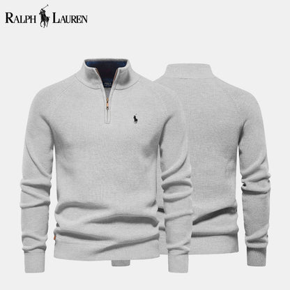 R&L Zip Neck Sweater - CLEARANCE